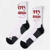 Christmas Crew Socks ソックス (左)