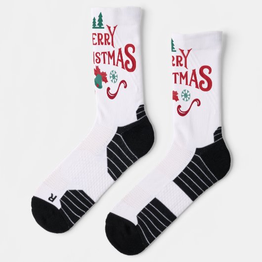 Christmas Crew Socks ソックス (左)