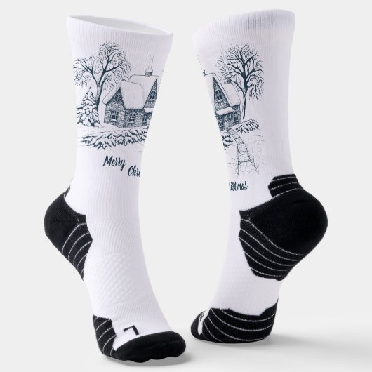 Christmas Crew Socks ソックス (傾斜あり)