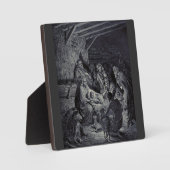 Christmas crib scene フォトプラーク (正面)