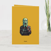 Christmas Crisis - Edvard Munch Seasonal Sweater カード (裏面)