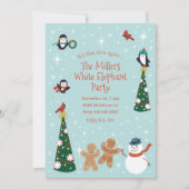 Christmas Critters Holiday Party 招待状 (正面)