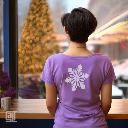 Christmas Cross Snowflake Ornate Classic Tシャツ