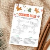 Christmas Crossword Puzzle Game シーズンカード