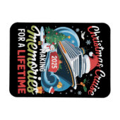 Christmas Cruise 2025 Making Memories for A Life マグネット (横)