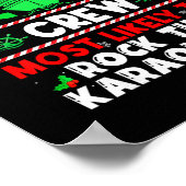 Christmas Cruise Crew Most Likely To Rock The Kara ポスター (角)