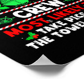 Christmas Cruise Crew Most Likely To Take Pics Tow ポスター (角)