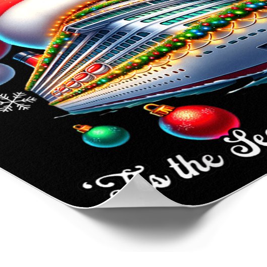 Christmas Cruise Ship Matching Cousins Trip Holida ポスター (角)