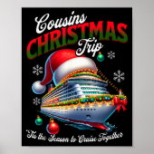 Christmas Cruise Ship Matching Cousins Trip Holida ポスター (正面)