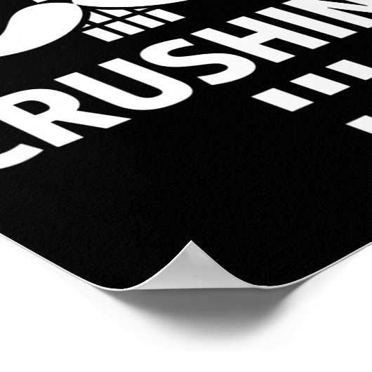 Christmas Crushing It Nutcracker - Funny Retro Ugl ポスター (角)