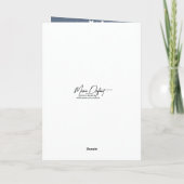 Christmas Crystal Snowflake Ornament カード (裏面)