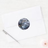 Christmas Crystal Snowflake Ornament ラウンドシール (封筒)