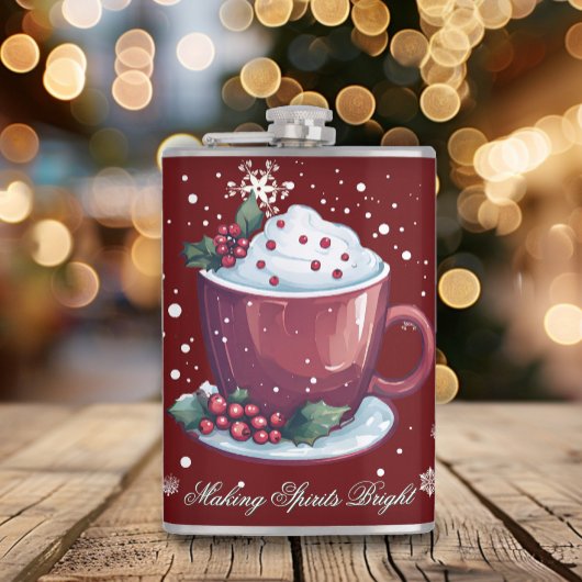 Christmas Cup of Hot Chocolate | Red フラスク