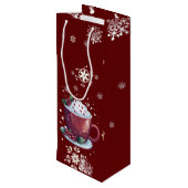 Christmas Cup of Hot Chocolate | Red ワインギフトバッグ (裏面アングル)