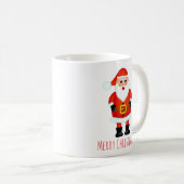 Christmas cup with Santa Claus コーヒーマグカップ (正面右)