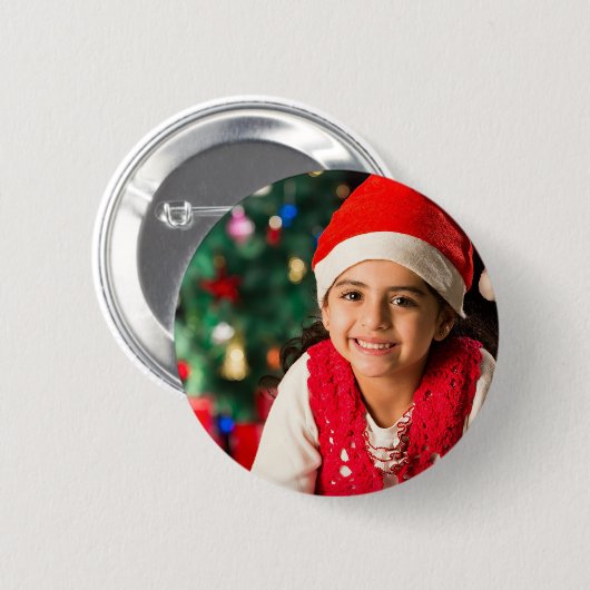CHRISTMAS CUSTOM PHOTO BUTTON 缶バッジ (正面&裏面)