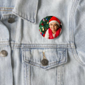 CHRISTMAS CUSTOM PHOTO BUTTON 缶バッジ (インサイチュ)