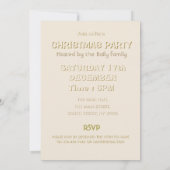 Christmas Customizable 招待状 (裏面)