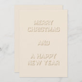 Christmas Customizable 招待状 (正面/裏面)