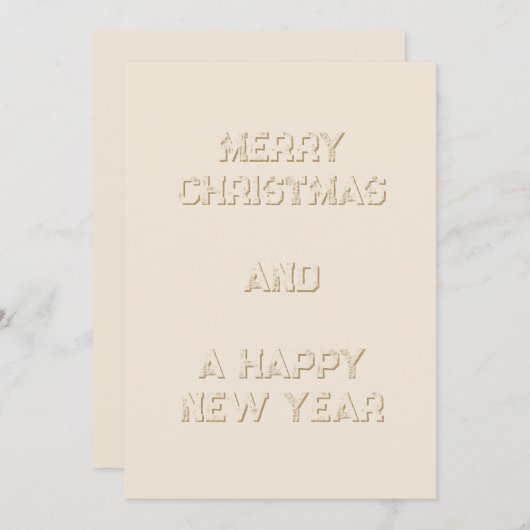 Christmas Customizable 招待状 (正面/裏面)