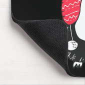 Christmas Cute Baby Penguin Wearing Winter Hat W_e マウスパッド (コーナー)