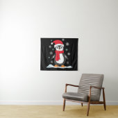 Christmas Cute Penguin タペストリー (インサイチュ(横))