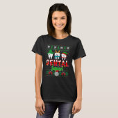 Christmas Cute Teeth Dental Assistant Xmas Dental  Tシャツ (正面フル)