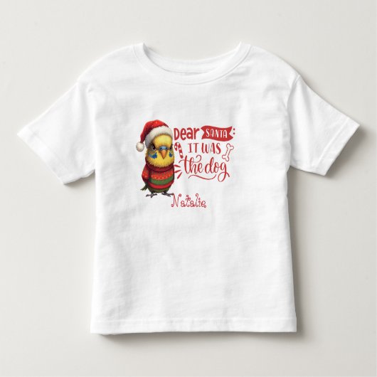 Christmas Cutie Chiclet Animal Art トドラーTシャツ (正面)