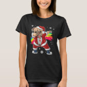 Christmas Dabbing Pug  Christmas Pjs & Costume Ide Tシャツ (正面)