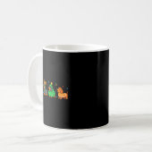 Christmas Dachshund Dog Weenie Merry Woofmas Dog M コーヒーマグカップ (正面左)