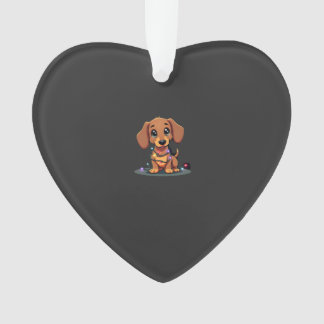 Christmas Dachshund Lights (1) オーナメント