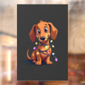 Christmas Dachshund Lights (3) ウィンドウサイン (シート2)