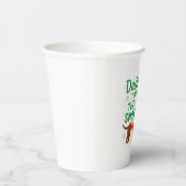 Christmas Dachshund Paper Cups 紙コップ (右)