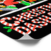 Christmas Dash Squad Running Runner Marathon Team  ポスター (角)