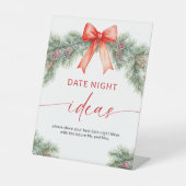Christmas Date Night Ideas sign 台座サイン (正面)