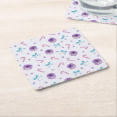 Christmas Decor スクエアペーパーコースター (アングル)