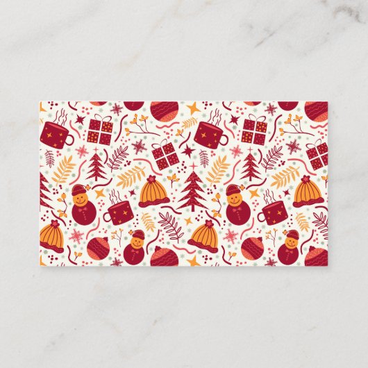 Christmas Decor 名刺 (裏面)