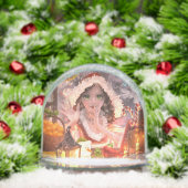 Christmas Decor Snow Globe with Magic Girl (クリスマス)