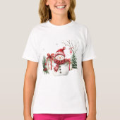 Christmas Decor with Gifts, Branches, and Candy Tシャツ (正面)