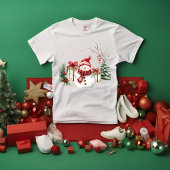 Christmas Decor with Gifts, Branches, and Candy Tシャツ
