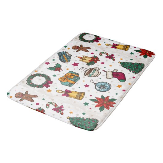 Christmas decoration バスマット (アングル)