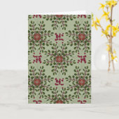 Christmas decoration, Colorful ,seamless pattern,  カード (黄色い花)