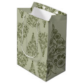 Christmas decoration, Colorful ,seamless pattern,  ミディアムペーパーバッグ (正面アングル)