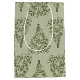 Christmas decoration, Colorful ,seamless pattern,  ミディアムペーパーバッグ