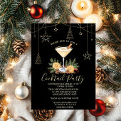 Christmas Decorations Cocktail Orange Christmas  招待状