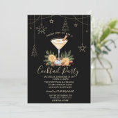 Christmas Decorations Cocktail Orange Christmas  招待状 (スタンド正面)