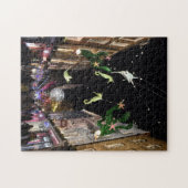 Christmas Decorations, SoHo, London UK ジグソーパズル (横)