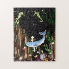 Christmas Decorations, SoHo, London UK ジグソーパズル