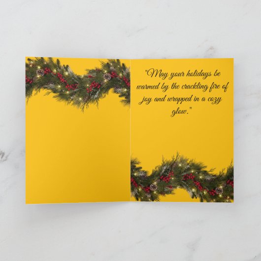 Christmas Decorative Card シーズンカード (内部)