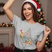 Christmas deer and bear tシャツ